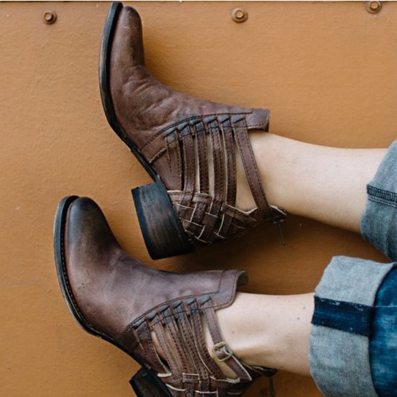 Freebird "Slate" belted booties - Picture 5 of 15